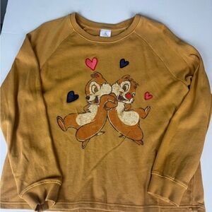 Disney Chip & Dale crew neck sweatshirt